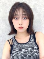 オーバーヘアー 尼崎店(over hair)&nbsp;【over hair】外ハネボブ×暗めカラー