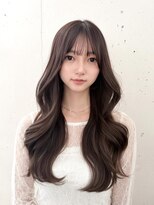 ベルベットオンザビーチ 表参道 原宿(Velvet on the Beach)&nbsp;シースルーバング/モカブランカラー