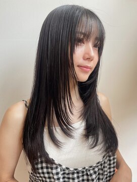 トリッカ シブヤ(TRICCA SHIBUYA) ロングレイヤー/ブルージュ/透明感カラー/グレージュ/赤み消し