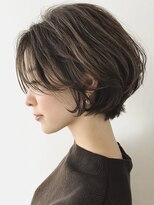 トコラソ セカンド 松戸(tocolaso second)&nbsp;ココアベージュ/黒髪/小顔/ショートボブ/レイヤー/松戸