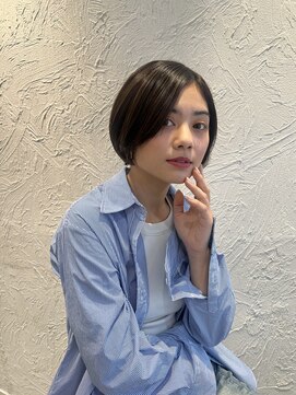 エクリ シセイドウ 麻布十番店(equri×SHISEIDO) 【麻布十番】大人の丸みショートスタイル