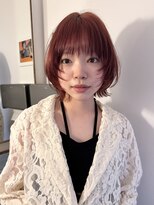 ディッセンバー 渋谷(December)&nbsp;ボブレイヤー/ピレンジ/オレンジカラー/ピンクカラー/ボブ