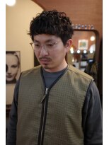 エディ(Edy)&nbsp;メンズスペインカールケアパーマ刈り上げ眉毛カット外国人風岡山