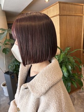 トゥーリ 大野城下大利店(tuuli) 春カラー☆パツっとボブ☆