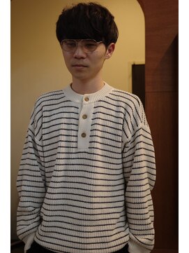 エディ(Edy) マッシュニュアンスパーマケアパーマ刈り上げメンズ眉毛カット