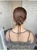 カチモリ タイトヘア タイトアレンジ 参列ヘア ボブヘア