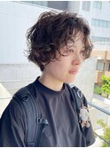 ハンサムショートパーマ