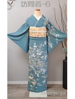 きものサロン すずめ屋&nbsp;レンタル訪問着-6 碧