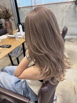 ルーフ 町田店(LUFE)&nbsp;ミルクティーベージュ×ミディアムレイヤー