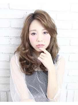 ラウレア(Laule'a) 大人フェミニン@イルミカラー【フリンジバング】