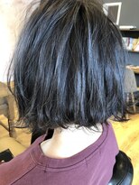 ヘアーサロン リアン 鴻巣店(hair salon Rien) ネイビー×ラフボブ★