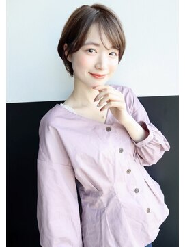 メモリーズ 銀座(Memories) 【Memories】小顔ショートボブにイルミナで作る透明感カラー♪