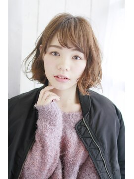 シュシュット(chouchoute) 小顔セミウェットウェーブハイライトカラー美髪オリーブカラー20