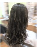 地毛風外国人カラー　スモークアッシュ