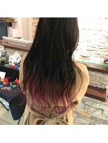 ネオヘアー 曳舟店(NEO Hair)&nbsp;裾ビビットピンク
