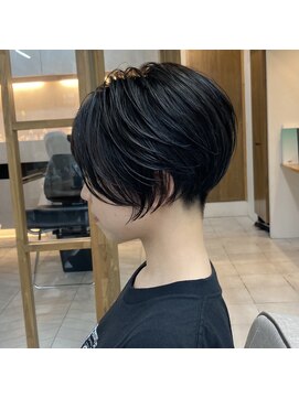 アンジェリカ 岡山店(ANGELICA) [ANGELICA 小林大樹]☆刈り上げショート×ブルーブラック