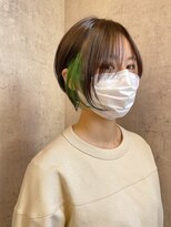 ノア ヘアデザイン 町田店(noa Hair Design) イヤリングカラー　Green   ～NAOTO～
