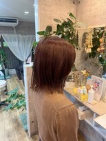 エルド(eld) 外はねボブ×パープルカラー　伊丹　大人可愛い