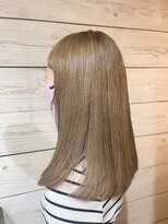 ベルクープス 天王寺店(Belle Coupes)&nbsp;【BelleCoupes】ホワイトミルクティーベージュ ブリーチあり