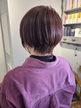 ヘア ケア ディエイチケー(HAIR CARE DHK) 可愛らしいショートヘアカラー