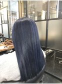 ネイビーブルーヘア