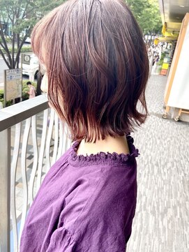 モリオフロムロンドン 松戸店(Morio from London) 【松戸/ムラマツ】大人可愛いピンクショートボブ秋冬