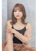 韓国風セミロング/アースカラー