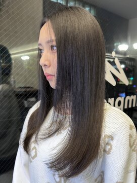 インプレッション(impression produced by LA’BO) 【札幌/impression佐藤】艶髪ブルーグレーグラデーション