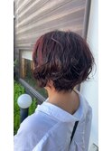 ボルドーワイン/パーマ