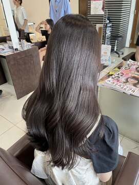 フォルテ 草薙店 グレージュ 透明感カラー 韓国ヘア