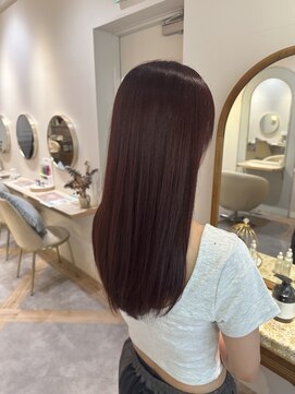 アンド ラ ブランシュ(&.La Blanche) レイヤーカット/オリーブベージュ/夏のヘアアレンジ/髪質改善