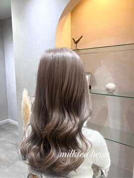 カラークチュール(Color Couture) レイヤーロング/髪質改善/アッシュブラック/グレーベージュ