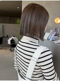 切りっぱなしボブ