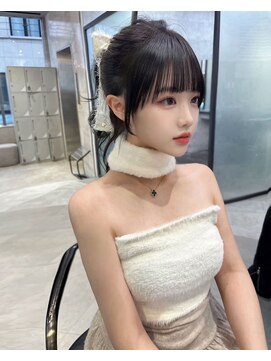 リリー(Lilley) (lilley内堀)前髪、顔まわり、ヘアアレンジ