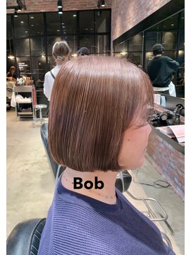 オーガニック アトリエ 大宮(organic+atelier) 20代30代艶感ストレート♪髪質改善カラーミルクティーベージュ