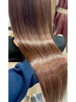 スタイル 横浜(STYLE)&nbsp;エクステ８０本オレンジブラウン/長さだし/馴染ませエクステ/