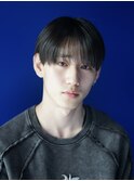 10代20代メンズシースルーマッシュ刈り上げ韓国風