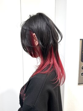 ノブレス(NOBLESSE) ロングウルフ×インナーレッド