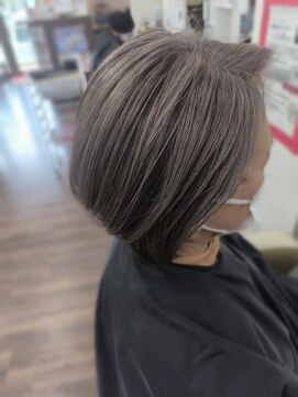 美容室 アンジェ(Ange) 白髪があるからこそ出来るカラー☆