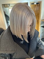 キラ 静岡(KILLA)&nbsp;ココアベージュ/オリーブグレー/小顔/ケアブリーチダブルカラー