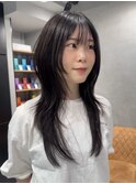 【 韓国 】ハッシュカット/レイヤーカット/ロングレイヤー