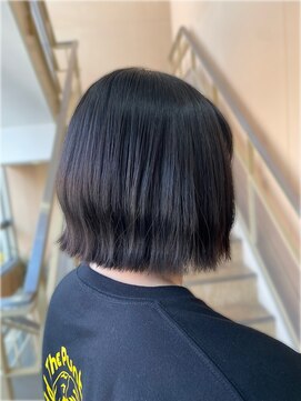 アストランティア 栄店(ASTRANTIA) 切りっぱなしボブ×透明感グレージュ