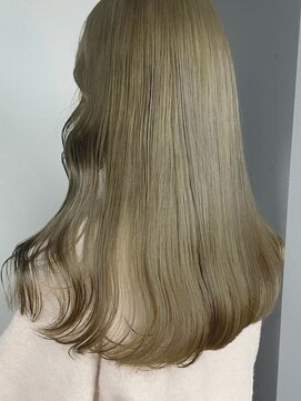 シー 浦安(SEA) 浦安/髪質改善/韓国風巻き/オリーブベージュ/ハイトーンカラー