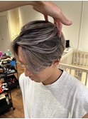 ホワイト系balayage