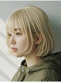 20代30代◎大人ショートボブ/ホワイトベージュ/髪質改善/越谷