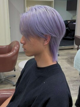 インク サカエ(inq sakae) メンズ/ラベンダーカラー/メンズ韓国ヘア