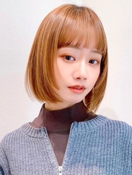 セイドット オモテサンドウ(Say. omotesando) Say.ボブレイヤーヘーゼルグレージュアッシュブロンド表参道青山