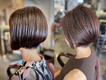 サーティエイト(38)の写真/話題の髪質改善水素TRで、髪の内部に潤いを与え、本当のツヤと指通りなめらかな艶髪に♪[髪質改善/カラー]