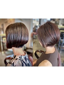 話題の髪質改善水素TRで、髪の内部に潤いを与え、本当のツヤと指通りなめらかな艶髪に♪[髪質改善/カラー]