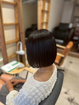 エス 大阪梅田店(es) ボブ×髪質改善縮毛矯正